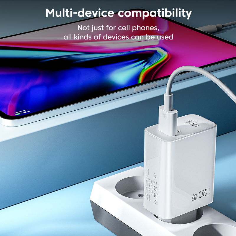 Hitro 120W polnjenje QC3.0 za Samsung iPhone Xiaomi Hongmi Note 11Pro K50 POCO stenski nosilec za telefon USB-C_voghion.com