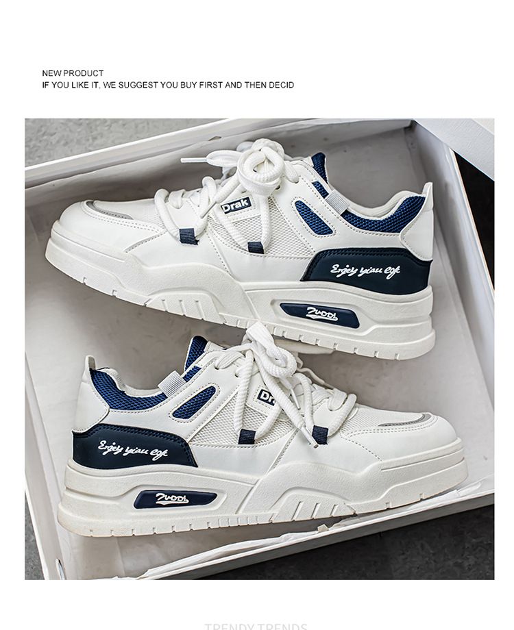Scarpe da ginnastica estive da uomo, nuove, traspiranti, versatili, basse, sportive, casual, da papà, alla moda, bianche_voghion.com