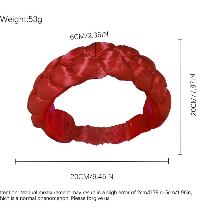 Neue afrikanische heißer Verkauf reine Farbe übertrieben dekorative Schwamm Blume Zopf Stirnband Stirnband_voghion.com