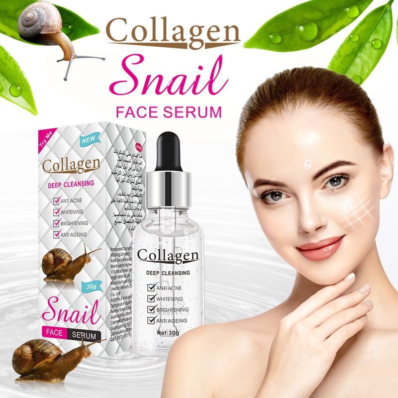 Peimei colágeno líquido original hidratante facial e essência iluminadora essência de caracol_voghion.com