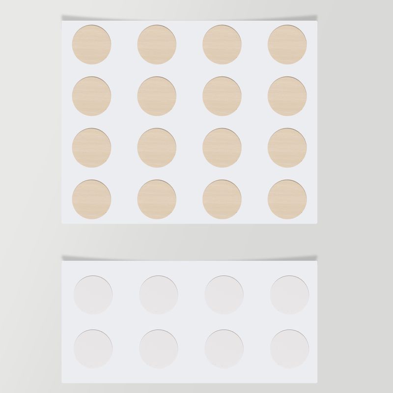 Lit enfant avec tiroir et barrières de sécurité, pin massif 90 x 190 cm, blanc et chêne_voghion.com