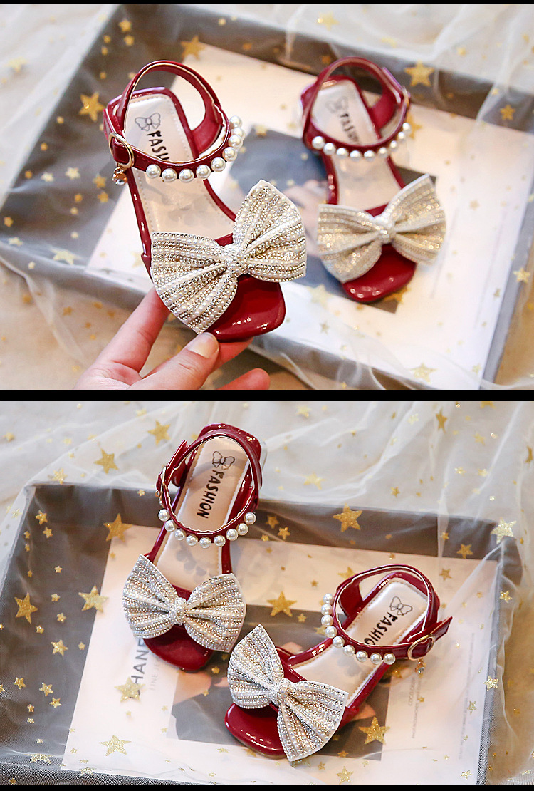 Principessa da ragazza 2023 Estate Nuovi sandali con tacco alto con suola morbida in edizione coreana per ragazzi medi e grandi_voghion.com