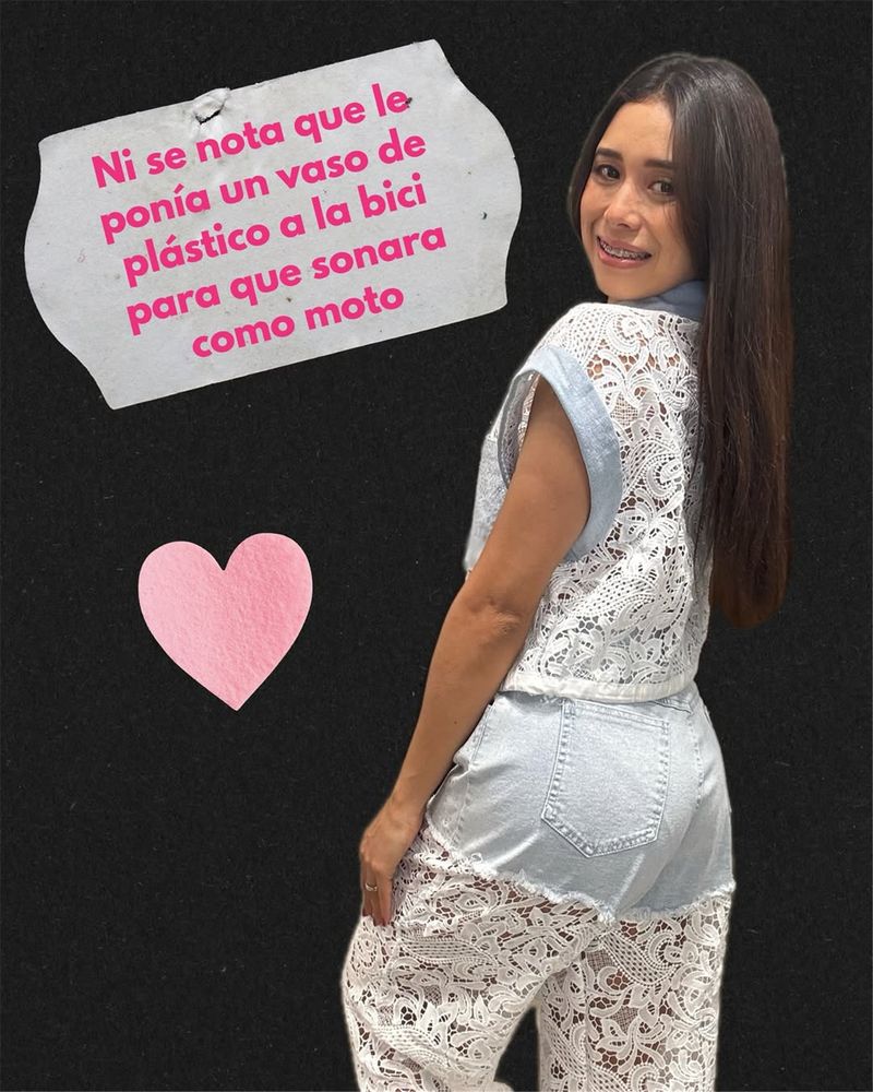 Summer Women's Denim & Lace 2-Piece Set – Cropped Sleeve Top & Straight-Leg Pants (S-XXL) | Trendy Streetwear With Rhinestone Details_voghion.com