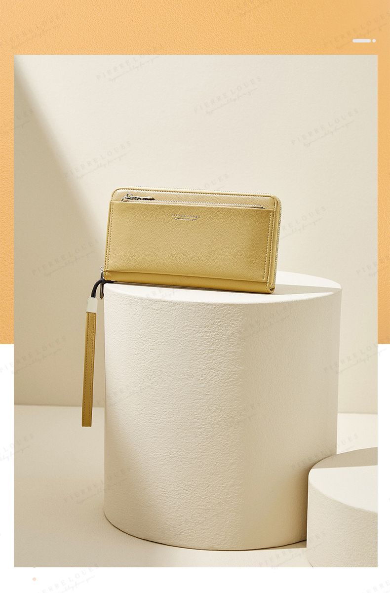 Women's Wallet 2024 New Letter Simplified Long Card Bag Wallet Multi Functional Large Capacity Handbag_voghion.com