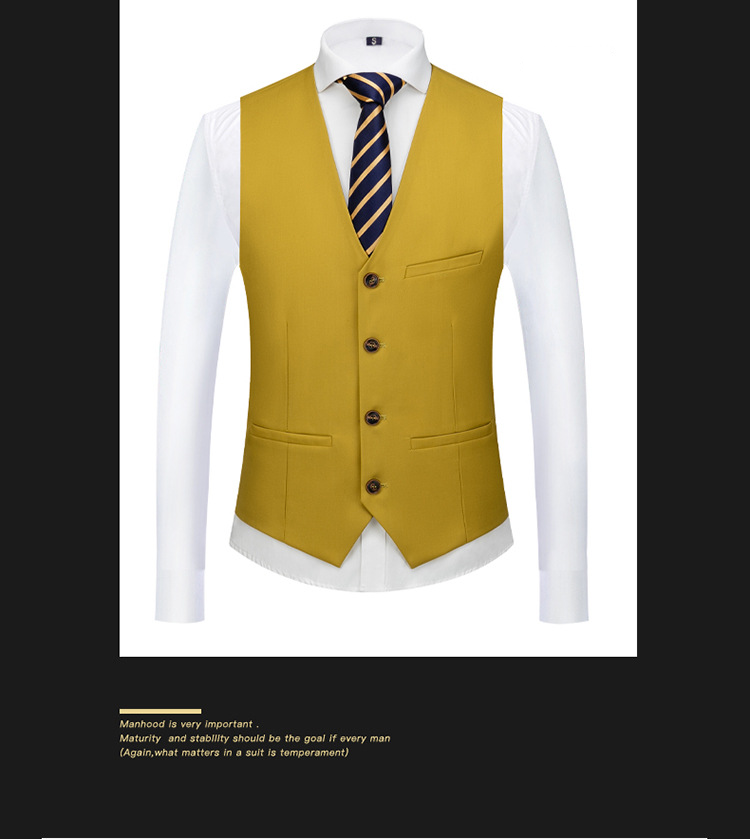 Men's business suit men wedding Dress Suits Set set_voghion.com