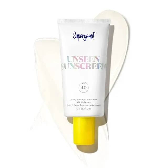 50ml Supergoop Acqua Protezione solare Viso Illuminare il controllo del petrolio Lozione solare SPF50 + Protezione solare Isolamento Raggi ultravioletti FaceCare_voghion.com