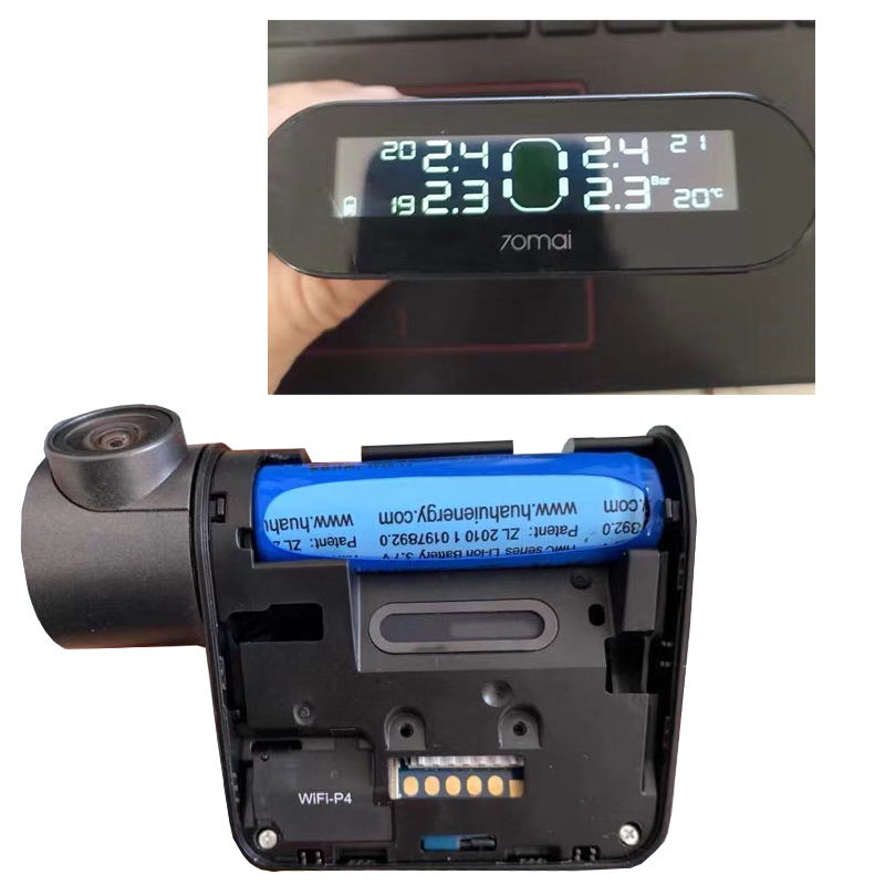 Li-ioon aku 70mai nutika autoregistraatori Pro, Midrive D02 A800 jaoks Vahetusaku, HMC14500, 3.7V, 1500mAh_voghion.com