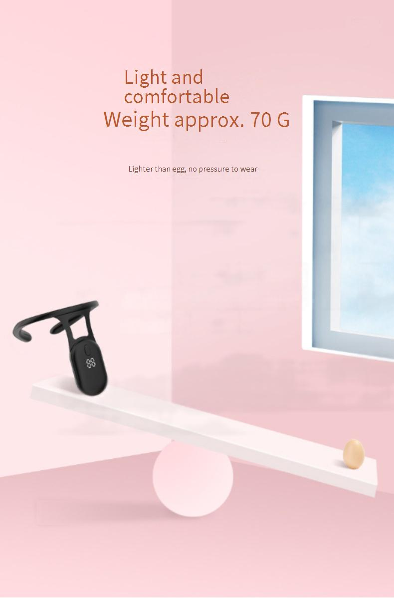 Centură de corecție cocoșată pentru copii, corector inteligent al posturii, vibrații Elf, memento pentru gât agățat, afișaj LCD, memento pentru postura de ședere_voghion.com