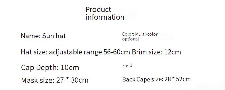Cappello rinfrescante ad energia solare con protezione staccabile per viso e collo - Ventilatore ricaricabile ad alta potenza per esterni - Protezione solare UPF50+ per uomo_voghion.com