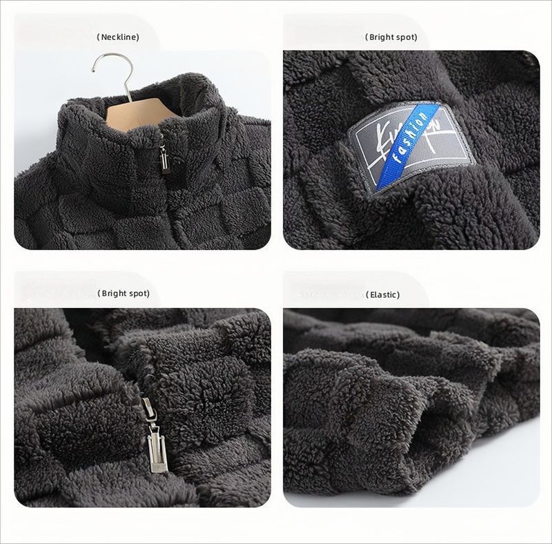 Autumn And Winter Men's And Teenagers' New Home Clothes, Fashionable Pajamas, Men's Thick Velvet With Coral Fleece, Warm Flannel_voghion.com