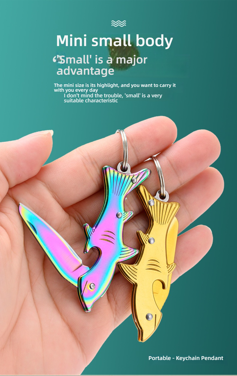 Zhuoying Mini-Taschenmesser aus Edelstahl – kompaktes, scharfes und tragbares Klappmesser für Outdoor, EDC, Schlüsselanhänger, Camping und den täglichen Gebrauch_voghion.com