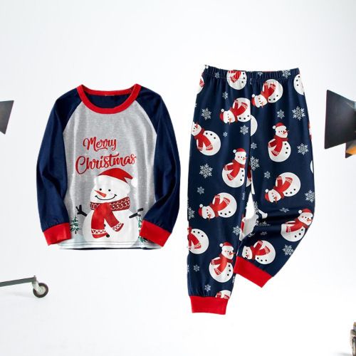 Christmas Family Matching Pajama Set – Soft Polyester Sleepwear For Adults & Kids (S-3XL, Toddler 3-24M, Unisex Holiday Print)_voghion.com
