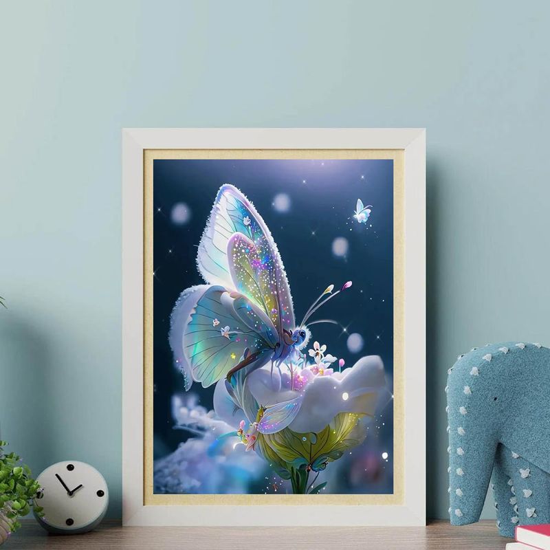 DIY diamantmaleri, 30 * 40 cm (gratis high-end guldbelagt mønster fotoramme)_voghion.com