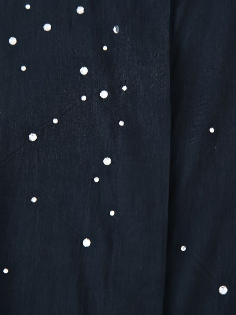 Abbigliamento donna autunno e inverno 2024 nuova moda di strada gioielli ricamo camicia a maniche lunghe_voghion.com