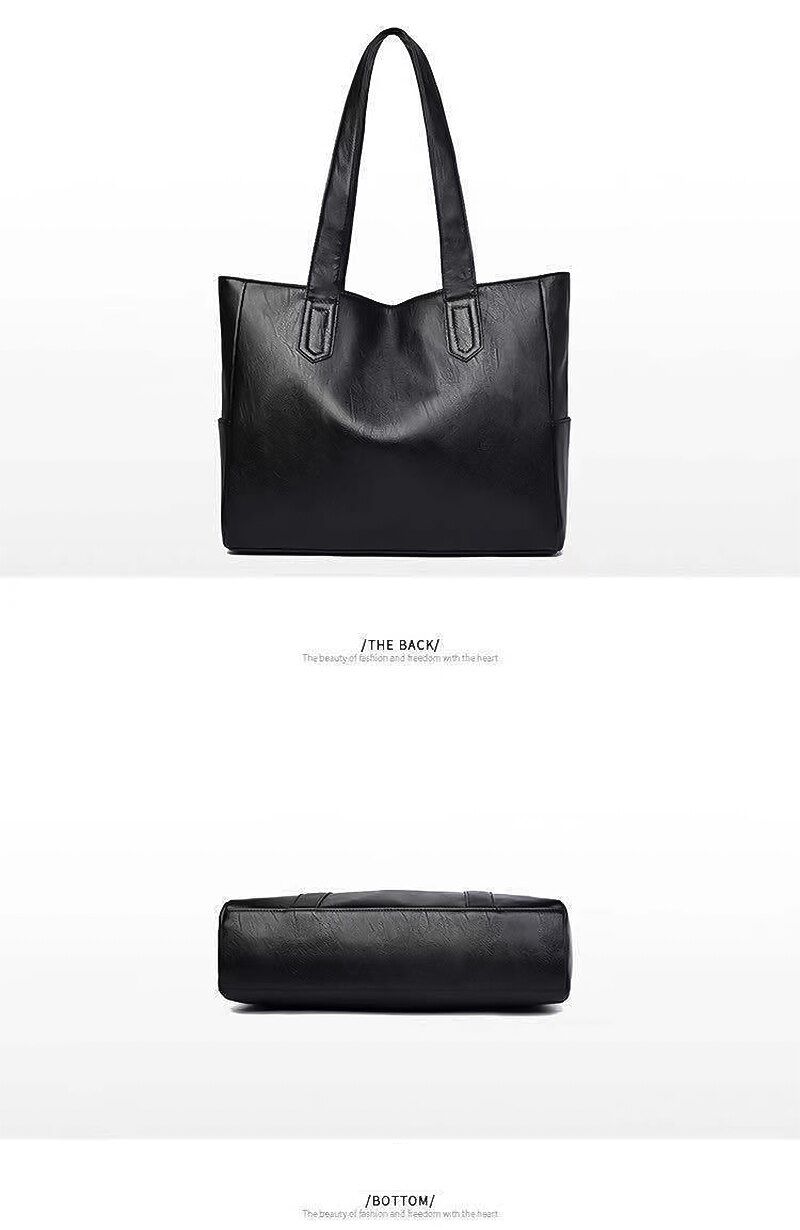 Vintage Large Capacity Tote Retro Vegan Shoulder Bag, Women's Casual Handbag For Commute_voghion.com