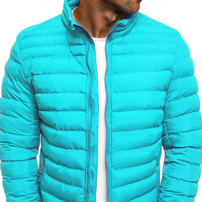 Veste d'extérieur à col montant pour hommes, manteau Parka chaud, mode de rue, marque décontractée, hiver_voghion.com