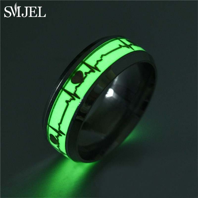 Hot sales Fashionable SMJEL Dragon Ring, suitable for both men and women, fluorescent ring that glows in the dark, adjustable_voghion.com