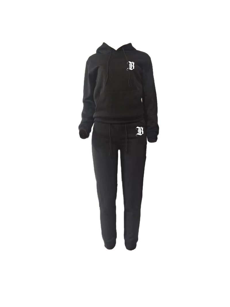 Women's personalized casual printed sweater set_voghion.com