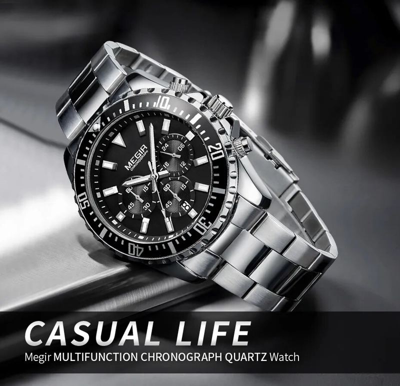 Reloj de pulsera militar con cronógrafo de acero inoxidable de cuarzo para hombre, de lujo, para negocios_voghion.com