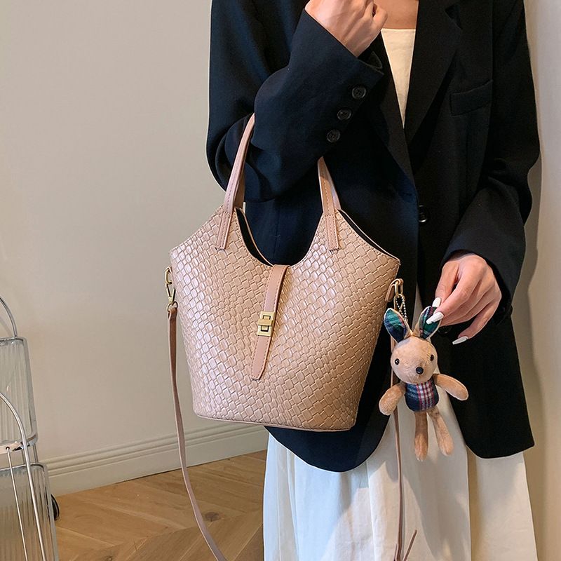 Beibei Shangpin 2023 Neue Damentasche Mode Textur Zweiteiliges Set Wassereimer Kohlkorb Eine Schulter Handheld_voghion.com