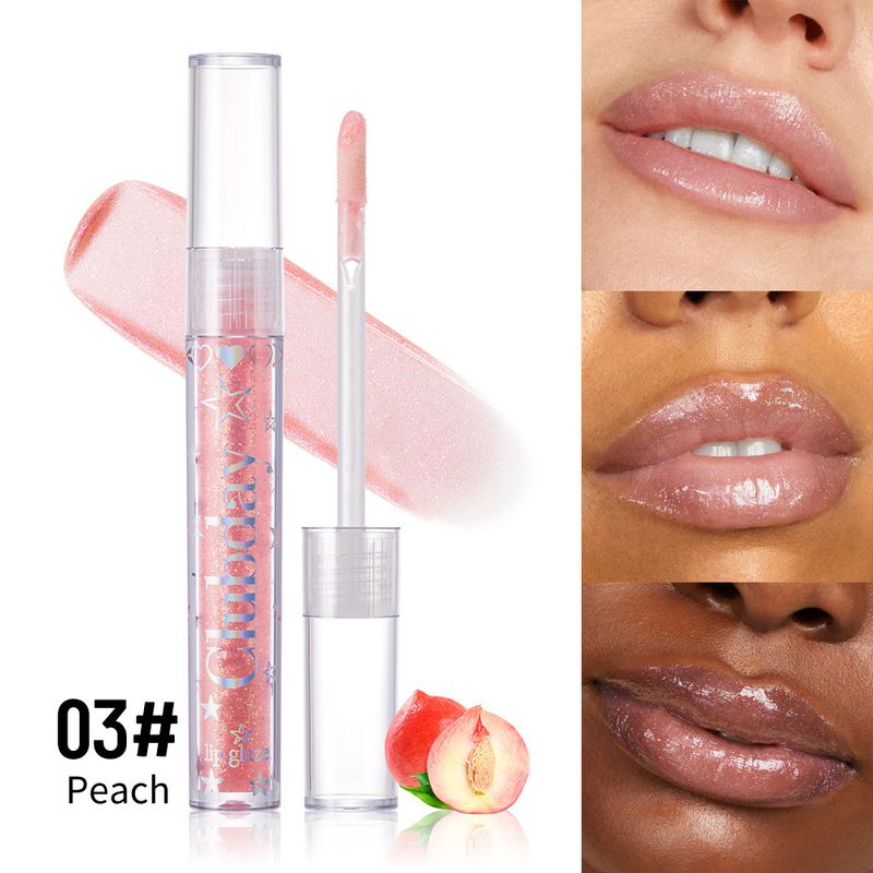 Aceite labial hidratante Clubday - Acabado brillante tipo espejo, brillo labial hidratante con ácido hialurónico_voghion.com