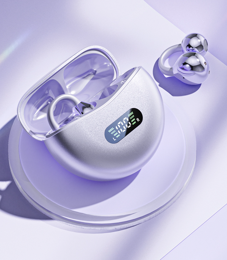 M79 Bluetooth-Kopfhörer 2024 – Neue kabellose Clip-On-Kopfhörer, nicht im Ohr, hochwertige Knochenleitung, ideal zum Laufen und für andere Sportarten_voghion.com