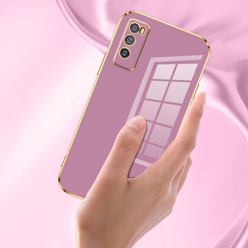 For vivo V20 SE Case Vivo Y70 phone Case V20SE Luxury Plating Straight Edge TPU Soft Cover V2022 V2023 Camera Shockproof Coque_voghion.com