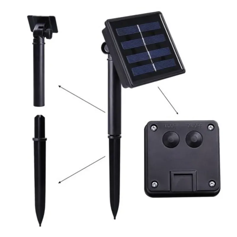 2024 neue Solar Kristall Globus LED String Lichter LED Solar Outdoor Licht IP65 Fee Licht Weihnachten Girlande Für Garten Party decor_voghion.com