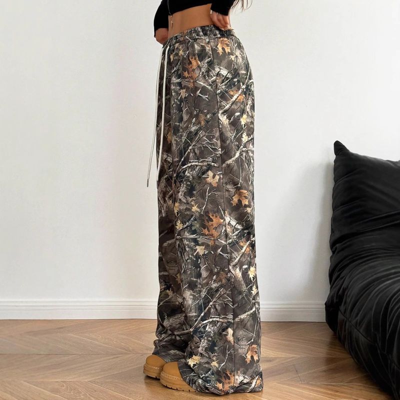 Women's Clothing New High Waist Wide Leg Pants Loose Slim Hot Girls Mopping Casual Pants_voghion.com