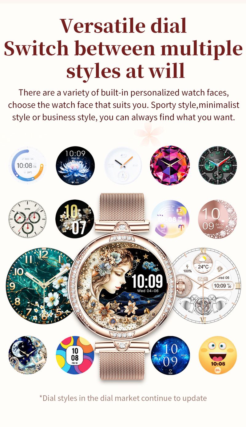 NX17 Pro Smart Watch Damen Bluetooth Anruf Herzfrequenz_voghion.com