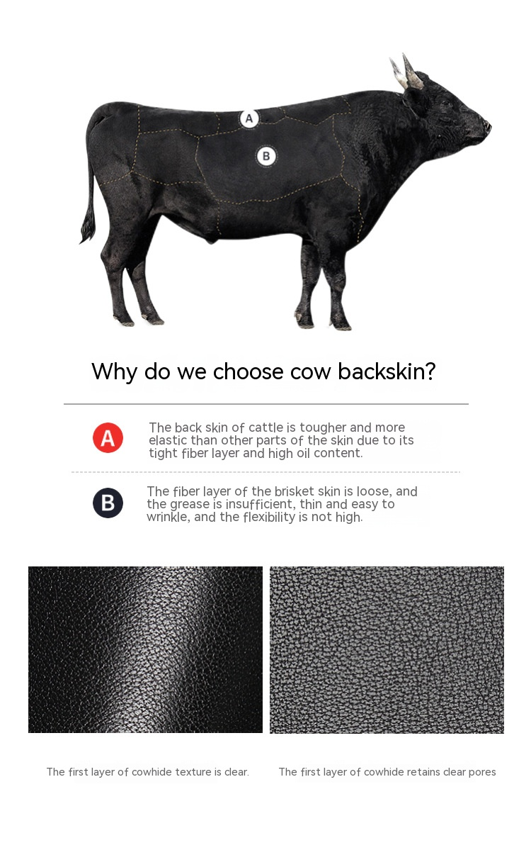 Il primo strato di borsa da petto da uomo in pelle di vacchetta, borsa a tracolla alla moda coreana, borsa a tracolla, borsa da lavoro alla moda, borsa casual per studenti_voghion.com