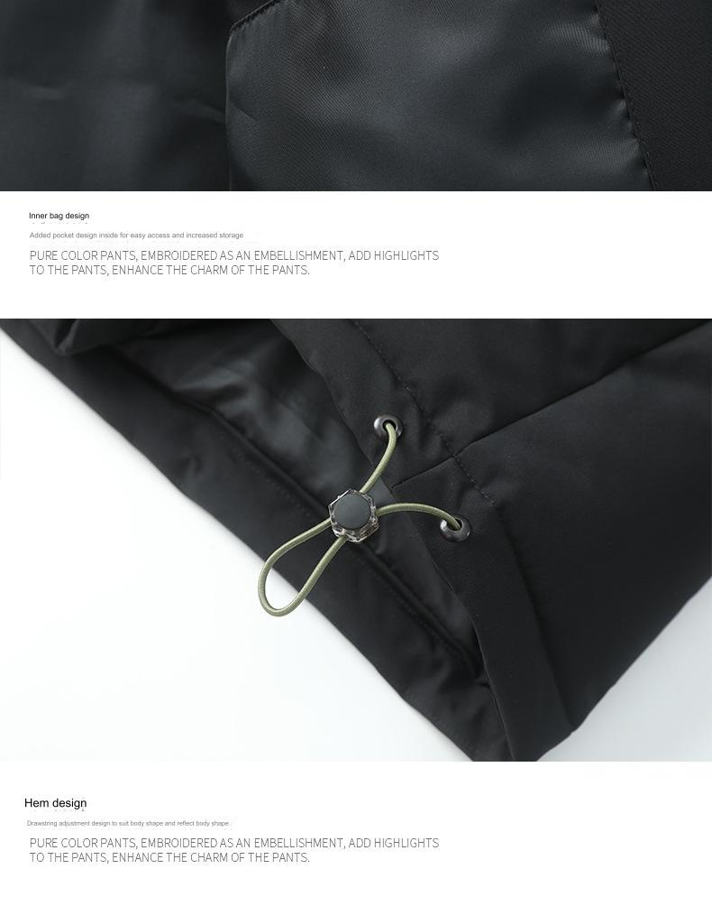 Trendy Stehkragen Pufferjacke für Männer und Frauen 2024 Winter Neuer verdickter Daunenmantel Warme und stilvolle Paarkleidung_voghion.com