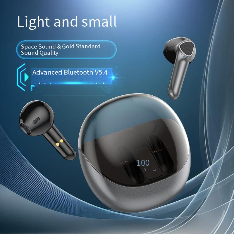 Bluetooth-hörlurar Nya TWS Bluetooth-headset In-Ear Ultralång batteritid ENC Brusreducering Gaming Bas Trådlösa Sportheadset_voghion.com