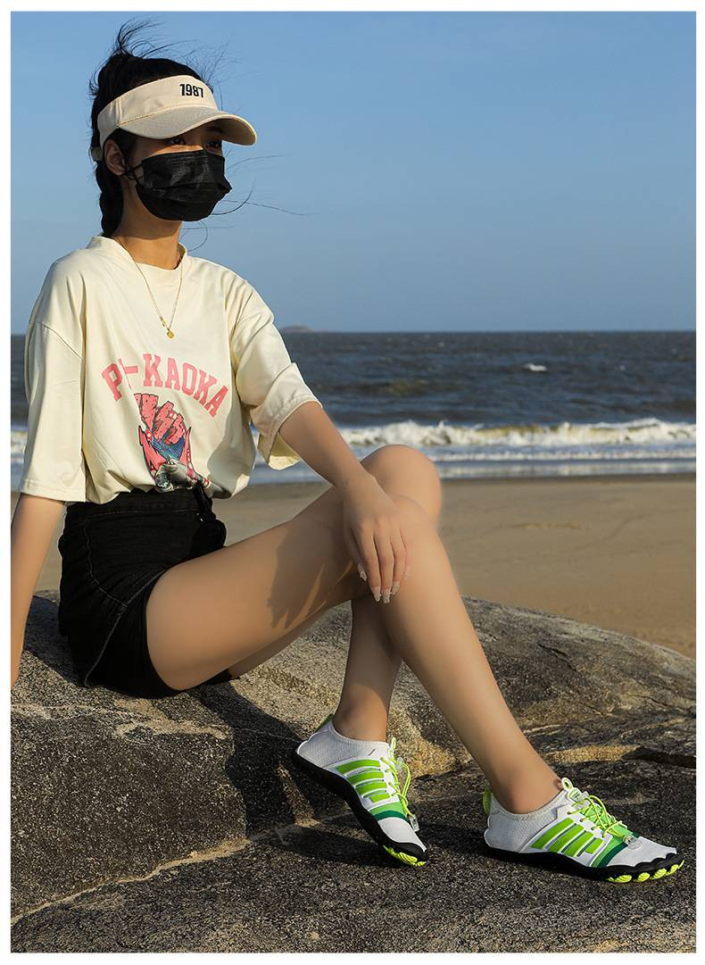 Scarpe da acqua unisex ad asciugatura rapida per coppie: calzini leggeri e antiscivolo per escursioni, spiaggia, palestra e avventure all'aria aperta_voghion.com