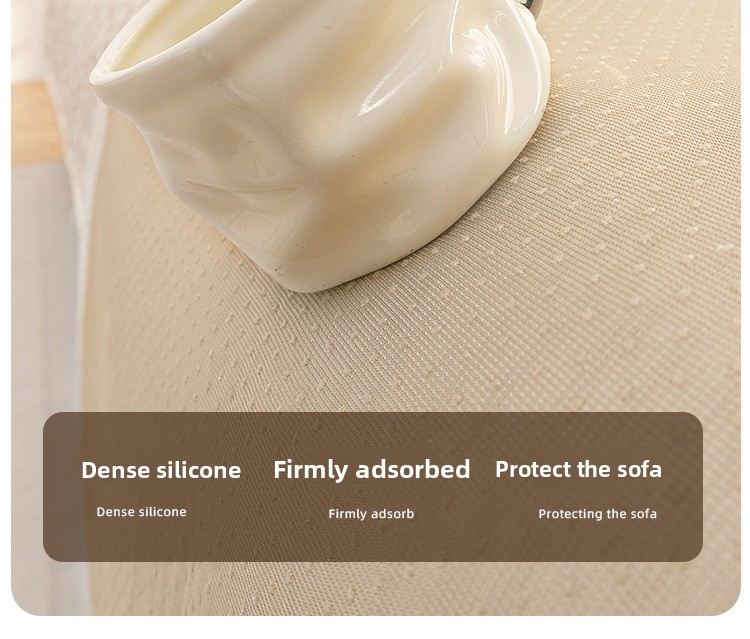 Fodera per cuscino del divano in ciniglia di alta qualità - Protezione antiscivolo ed elastica per divani componibili (disegno a righe) - Elegante decorazione per la casa in toni neutri_voghion.com
