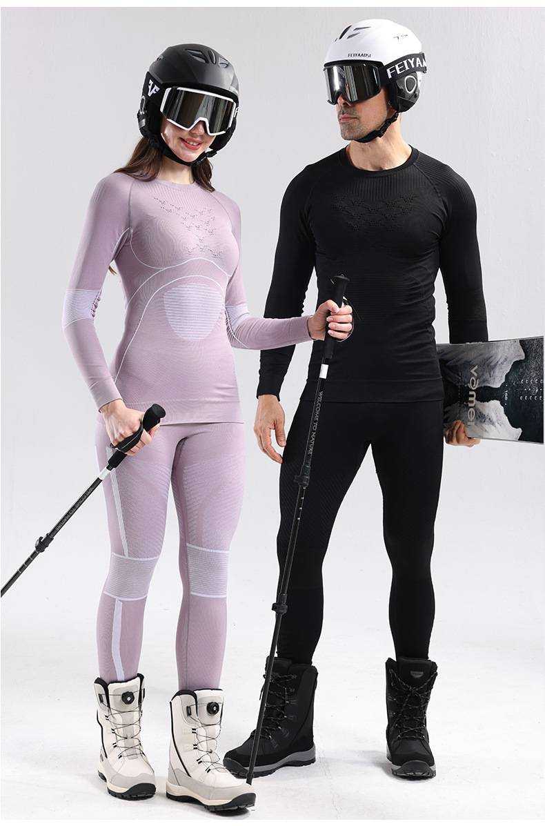 NOKO-Nieuw 4.0 Energieverhogend sportski-ondergoed voor heren en dames, snel drogend, warm compressieondergoed voor de winter_voghion.com