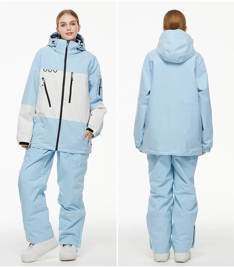 NOKO - Conjuntos de esquí para hombre y mujer para la temporada 2024-2025. Chaquetas de snowboard impermeables para exteriores._voghion.com