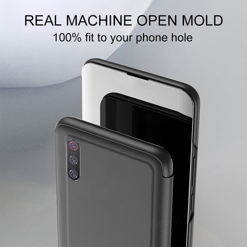 Original Mirror Smart View Leather Flip Phone Cover For Xiaomi 11T Pro xiomi 11 T Pro mi11t 6.67_voghion.com
