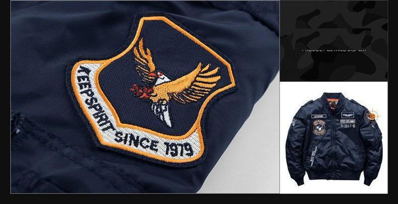 2024 Herren Winter Hip Hop Dicke warme Jacke Militär Motorrad Ma-1 Aviator Pilot Baumwolle Parka Männlich Baseball Bomber_voghion.com