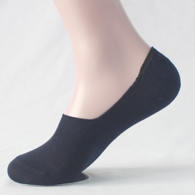 Invisible socks for men Solid color light mouth cotton garter with silicone non-slip boat socks Thin socks for men and women summer_voghion.com