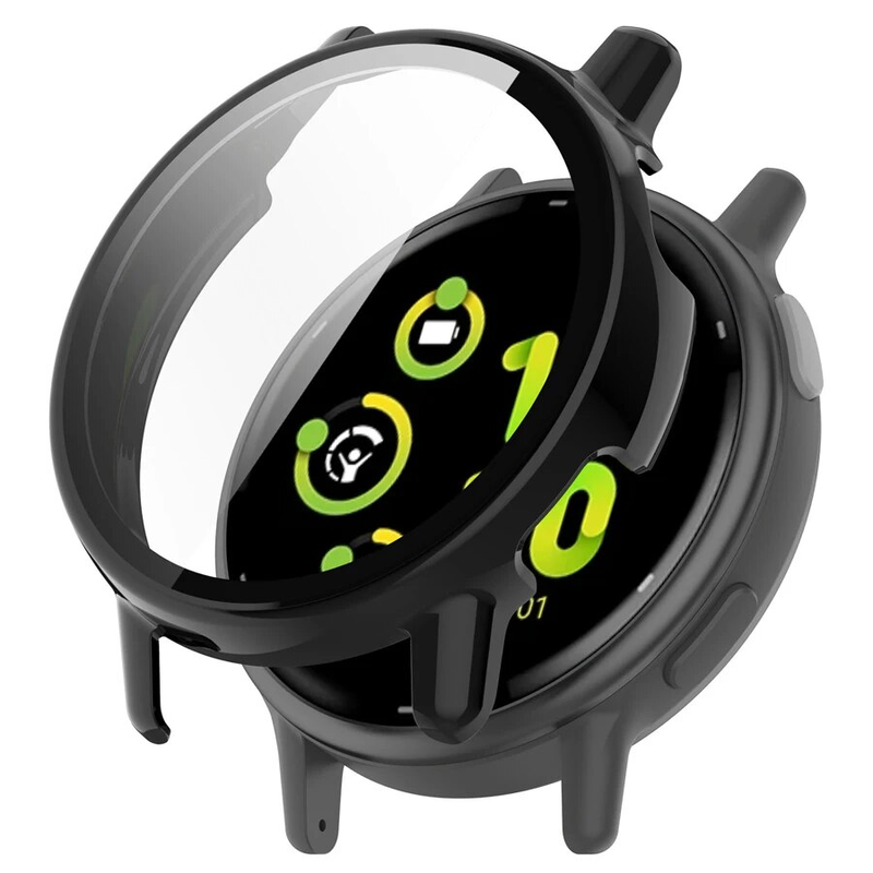 VivoActive Case Protective Cover + Tempered Glass Screen Protector For Garmin Active 5 Bumper Frame Shell_voghion.com