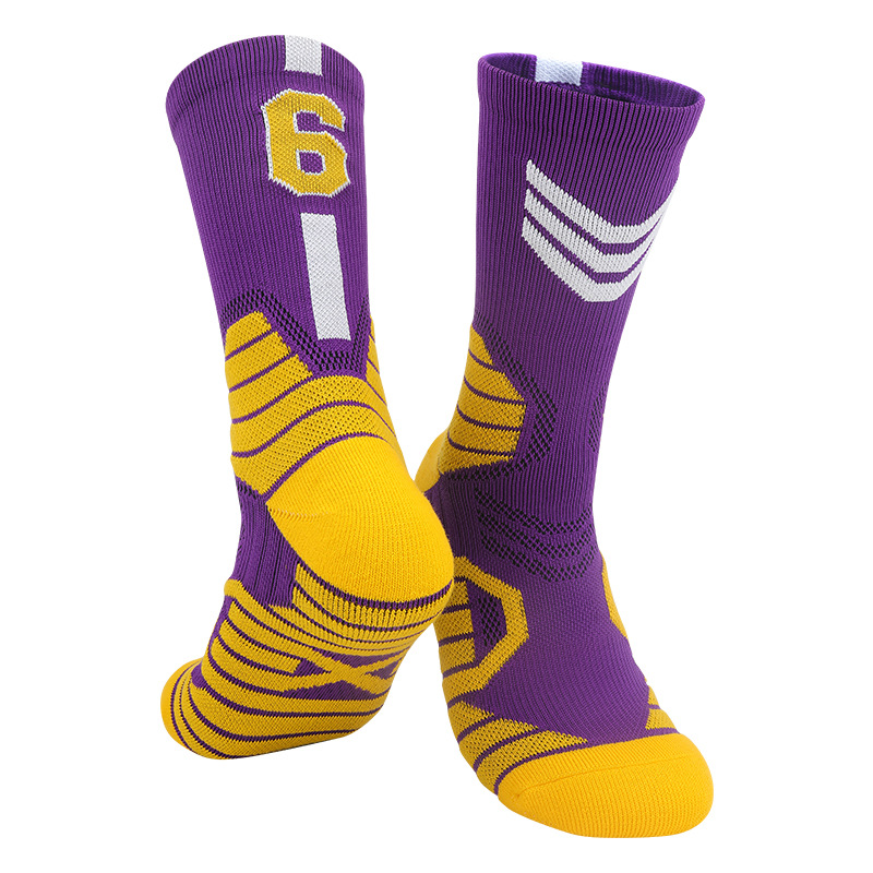 Professionelle Basketballsocken für Herren, Trainingsstrümpfe, praktische Sportsocken für Herren, verdickte, schweißabsorbierende Socken mit Handtuchboden, Großhandel_voghion.com