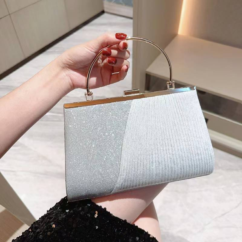 Neue funkelnde Bankett-Handtasche, Umhängetasche, Abendtasche, KTV-Party-Abendessen-Tasche, Prominente, große Kapazität, Damentasche_voghion.com