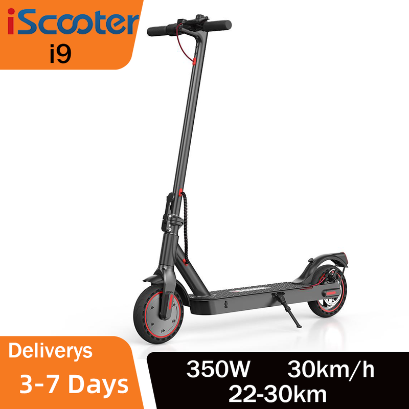 IScooter I9 Elskoter 7,5Ah Batteri Fällbar E Scooter 30km/h Hastighet med App Control 350w Elskoter För Vuxna_voghion.com