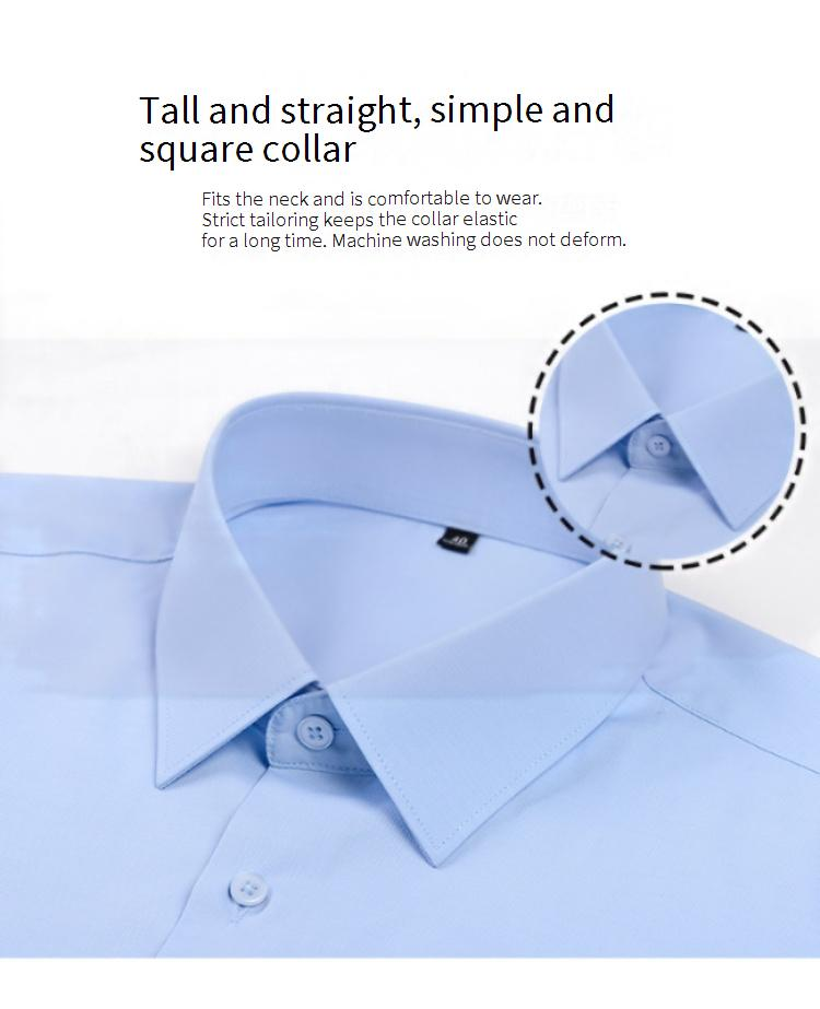 Breathable Modal Silk Short-Sleeve Shirt For Men – Wrinkle-Free & Comfortable Business Casual Wear (38-44)_voghion.com