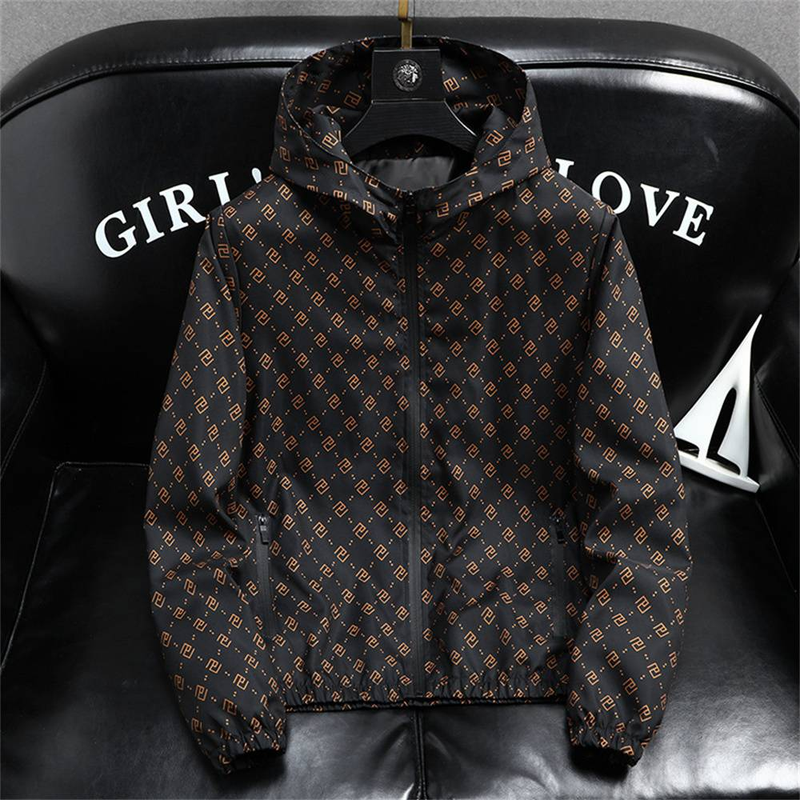Spring Autumn 2025 Fashion Outerwear Coat Youth Men's Long Sleeve Casual Sport Loose Zipper Hooded Jacket M-5XL_voghion.com