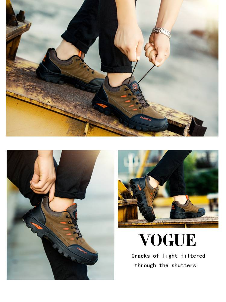 Zapatos de senderismo para exteriores, de punta redonda y tacón plano, cálidos y cómodos, resistentes al frío._voghion.com