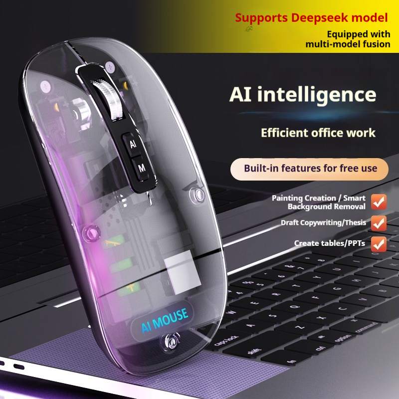 Wireless Bluetooth Mouse – 3000DPI Silent Ergonomic Mouse With 2.4G/Bluetooth Dual Mode For Laptop & Office_voghion.com