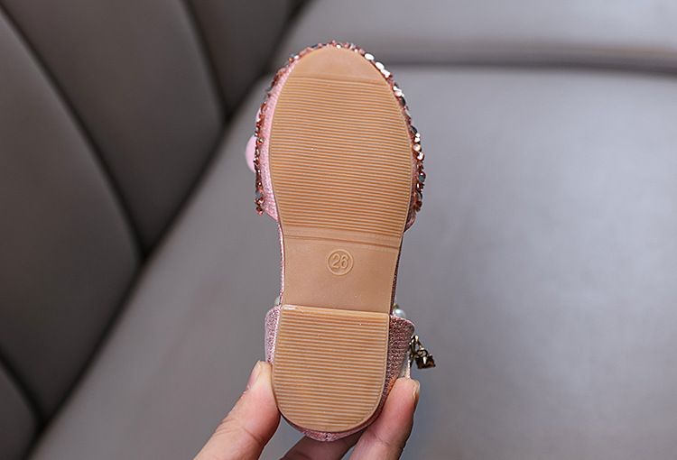 Nuove scarpe da ballo per bambine, principessa, con diamanti, singole, da donna_voghion.com