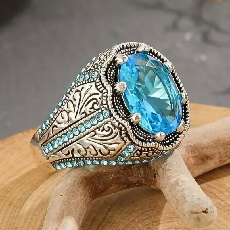 Cao Shi Pattern Creative Accessory Luxurious Dominant Women's Ring_voghion.com